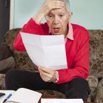 Shocked older woman