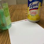 Hand sanitizer and Sanitary wipes