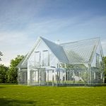 A glass house